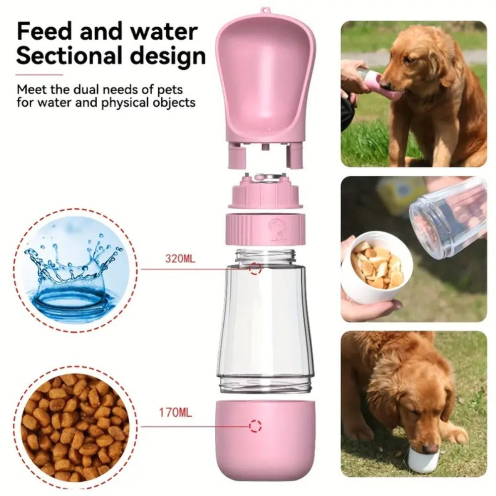 Portable Collapsible Dog Water Bowl - Leak-Proof Travel Cup for Hiking, Camping & Outdoor Adventures